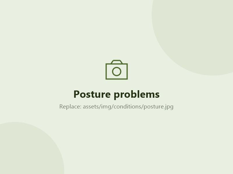Office worker with poor sitting posture at a desk